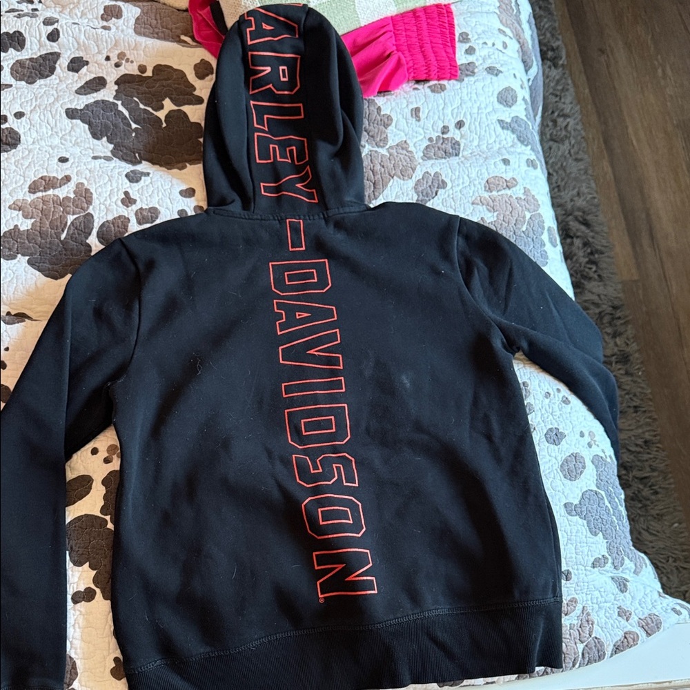 Harley-Davidson Kids Black and Red Hoodie